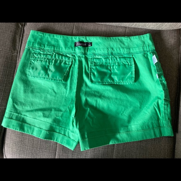 Shorts from New York & Company size 12 Green never been worn - Picture 3 of 6